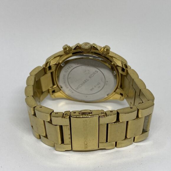 Michael Kors MK5166 Women's Gold Stainless Steel Analog Dial Quartz Watch MP58 - Picture 10 of 12